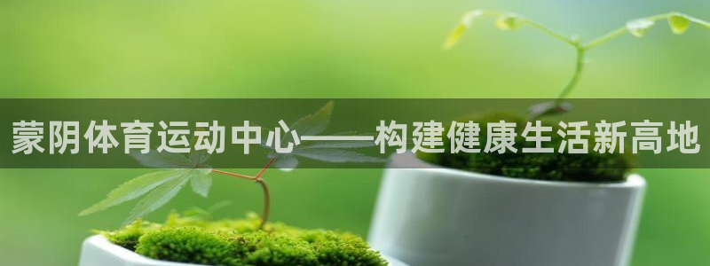 蒙阴体育运动中心——构建健康生活新高地