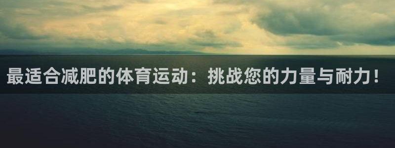最适合减肥的体育运动：挑战您的力量与耐力！